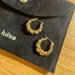 Ana luisa twisted hoop earring-paris